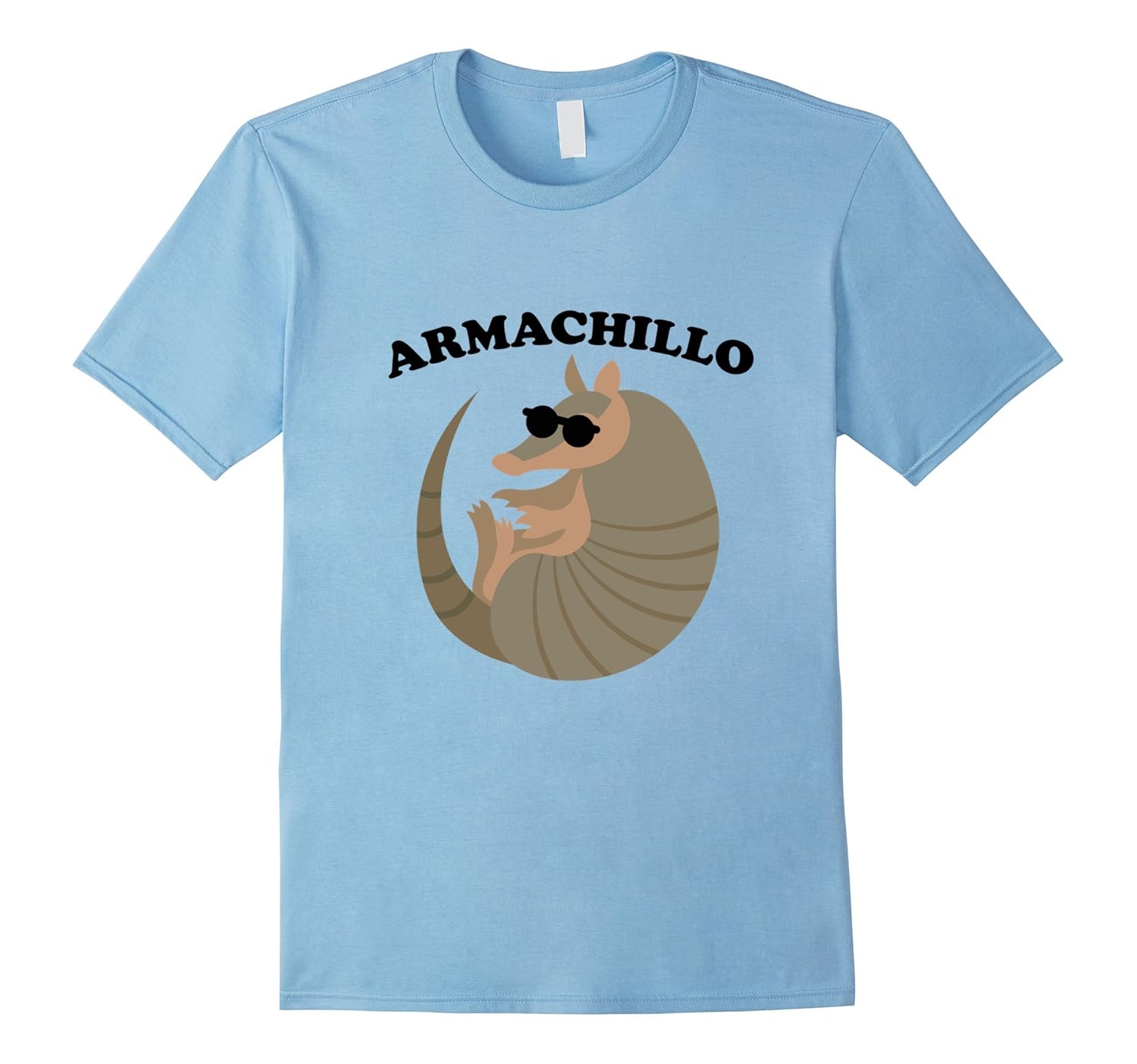 Funny T-Shirt Armachillo Chill Armadillo Graphic Tee Joke-ANZ