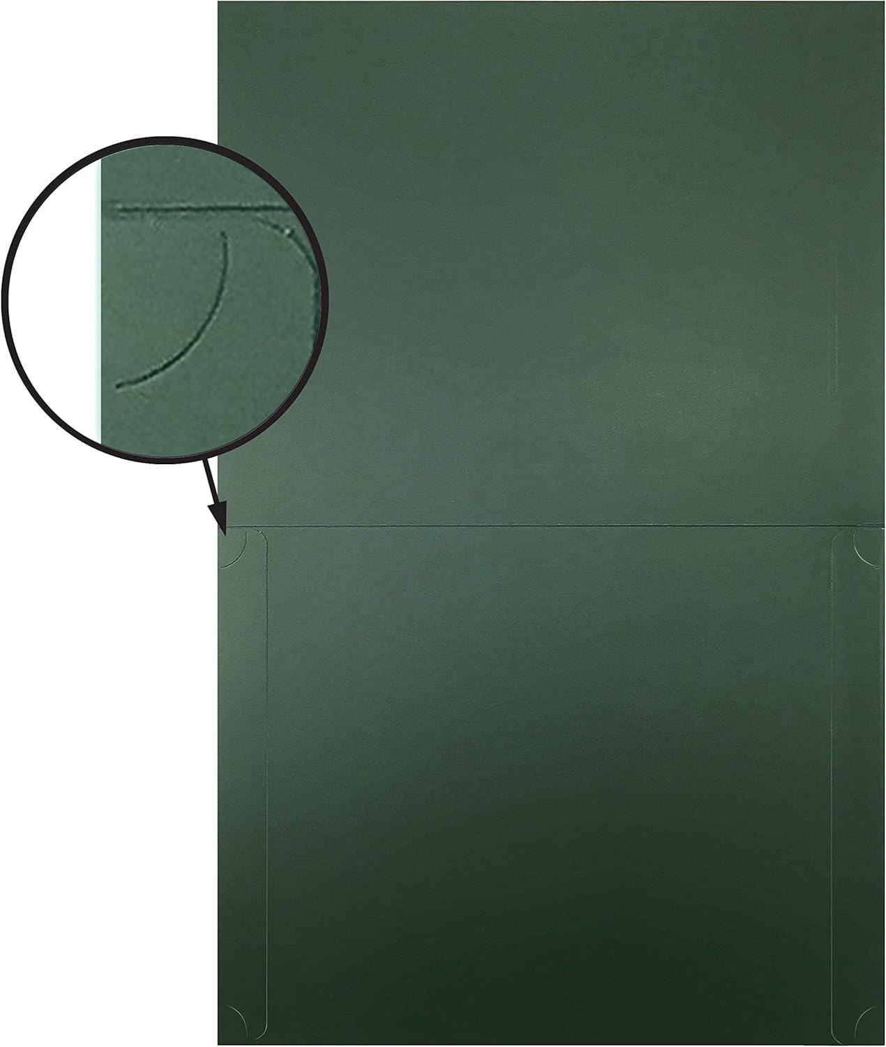 25 Pack Green Certificate Holders, Diploma Holders, Document Covers with Gold Foil Border, by Better Office Products, for Letter Size Paper, 25 Count, Hunter Green : Office Products