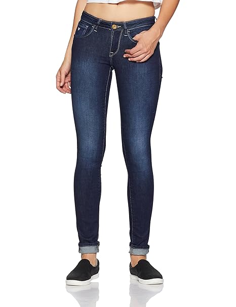 Buy US Polo Women's Skinny Jeans (UWJN0207_Indigo_36) at Amazon.in