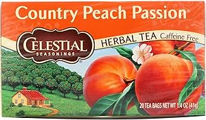 Celestial Seasonings Natural Herb Tea, Country Peach Passion, 20 Tea Bags by Celestial Seasonings [Foods]
