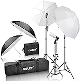 Emart 600W Photography Photo Video Portrait Studio Day Light Umbrella Continuous Lighting Kit