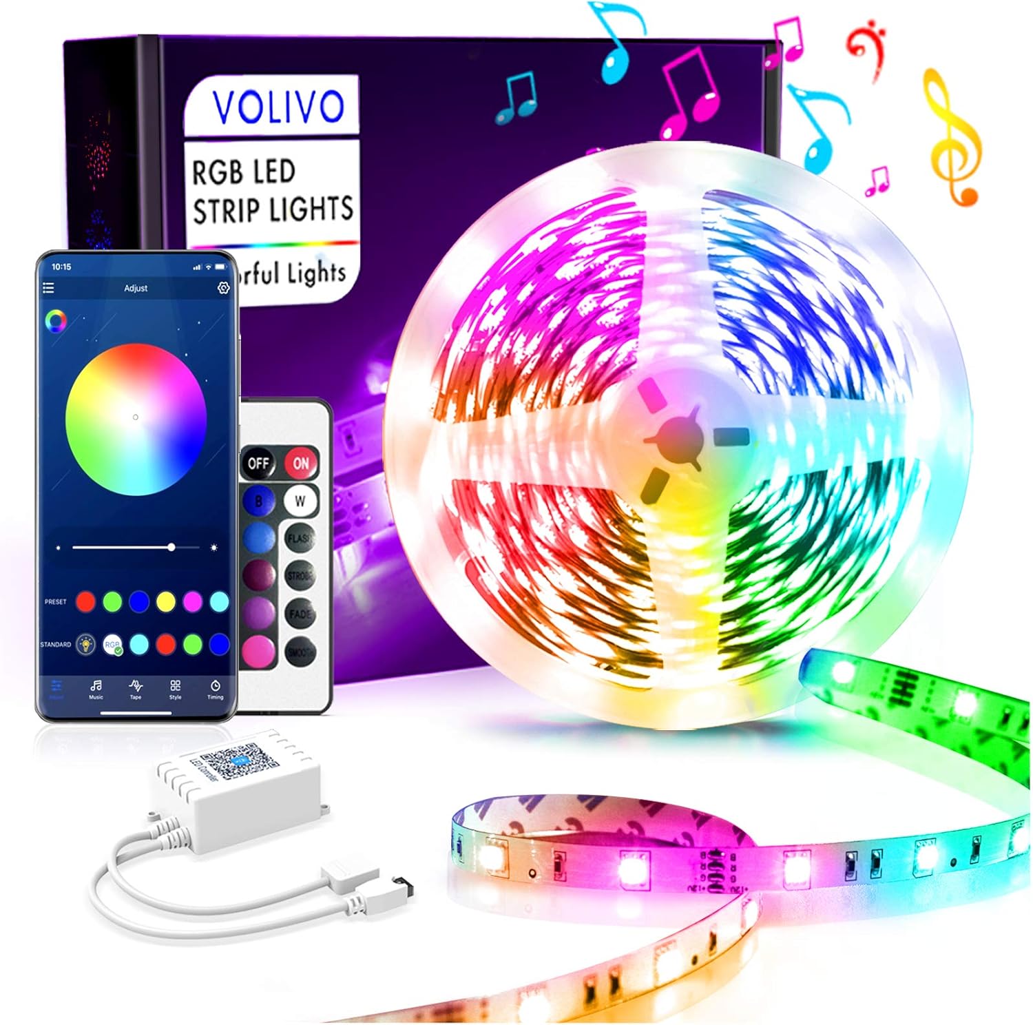 bluetooth music lights