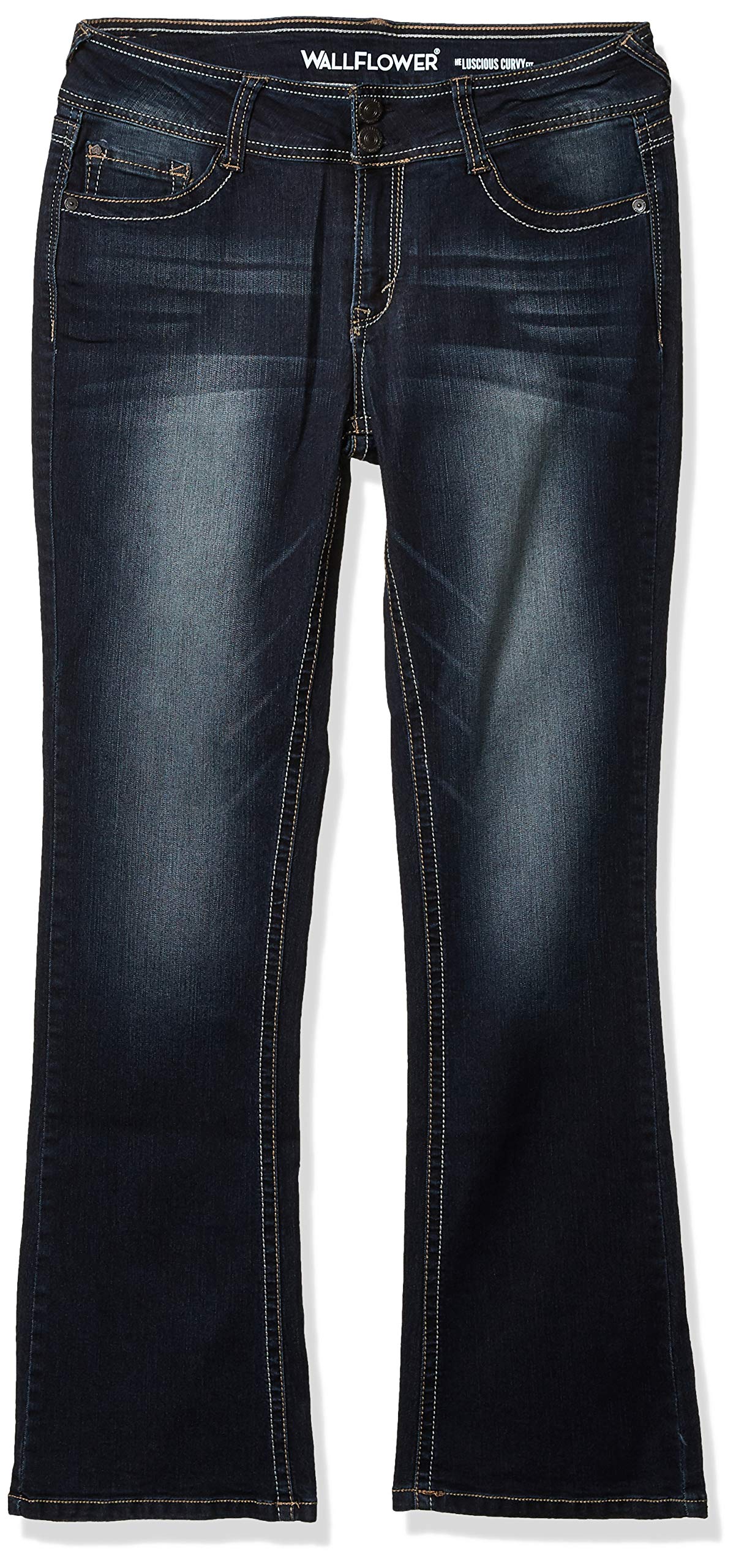 WallFlower Women's Instastretch Luscious Curvy Bootcut Jeans Women