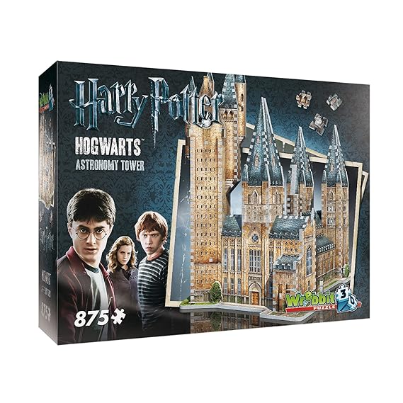 Harry Potter Astronomy Tower 3D Puzzle Hogwarts 875 Teile 39,25x32,25x49cm