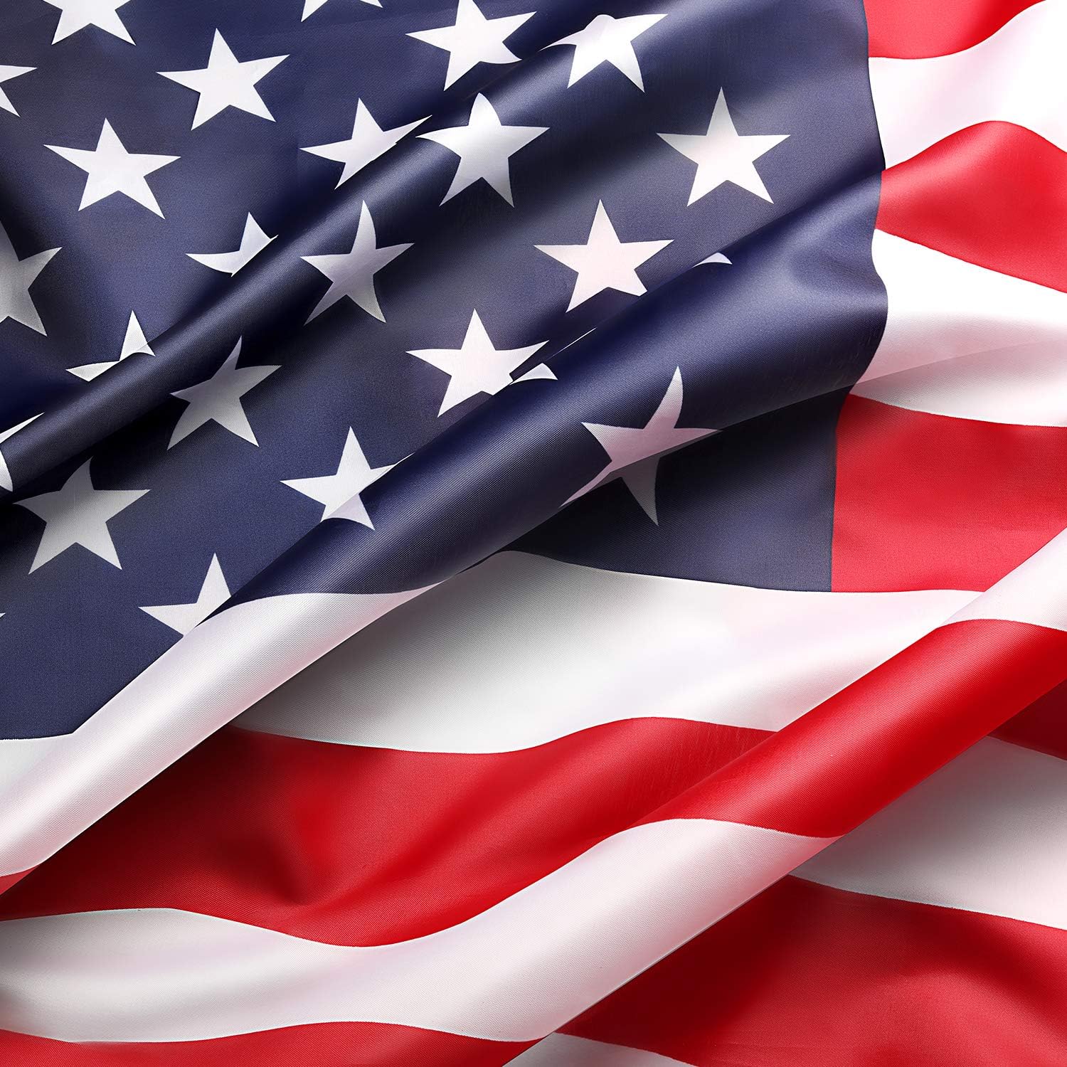 Free Walker American Flag 3x5 FT 2PACKS, Premium Nylon US Flags with Bright Vibrant Color and Brass Grommets for Indoors and Outdoors, Durable USA Flag for Outside(2xBreeze Style) : Garden & Outdoor