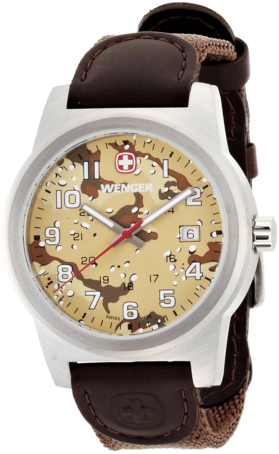 40% discount on Wenger Field Classic Analog Brown Dial Men's Watch for