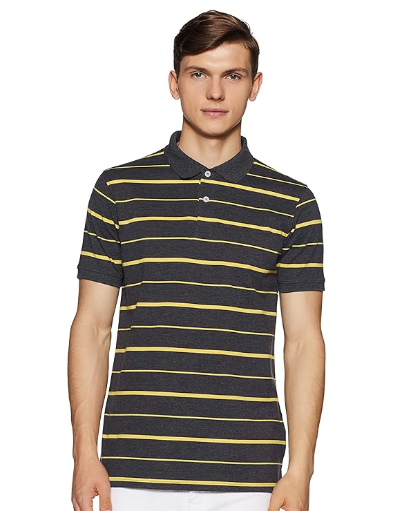 Buy Get In Men's Striped Loose fit Polo at Amazon.in