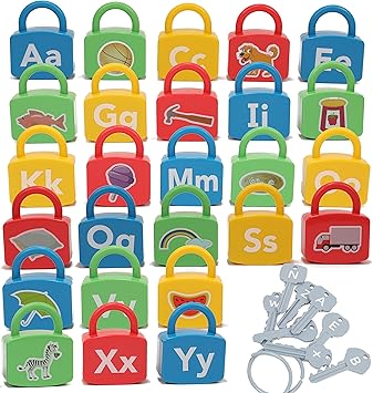 IQ Toys ABC Learning Locks Educational 