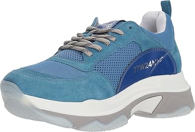 light blue leather shoes