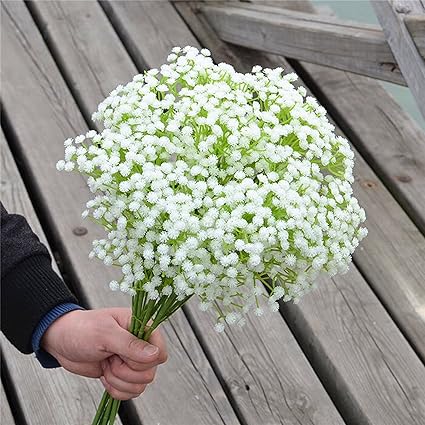 Plastique Artificielle Babysbreath Bouquet De Mariée Fleur