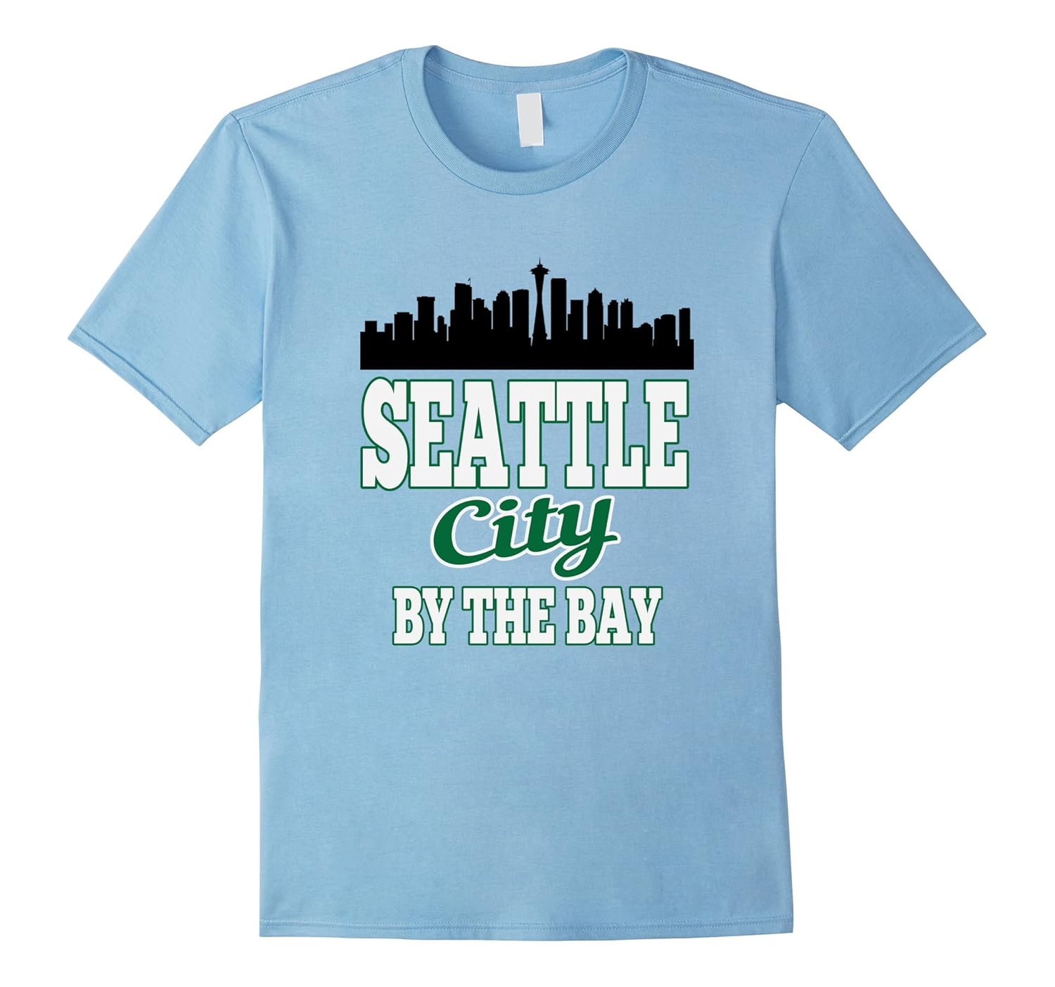 Seattle By The Bay Funny Tourist Souvenir Style T-Shirt-Rose