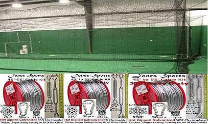 Amazon Com Jones Sports 10 X 12 X 50 42 60ply Batting Cage