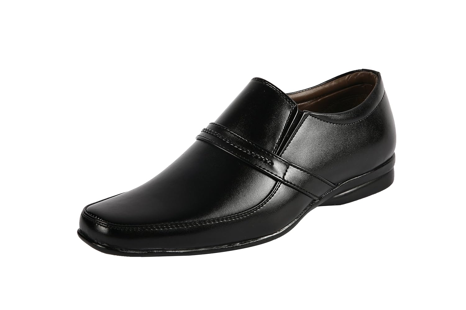 bacca bucci men black artificial leather fromal shoes