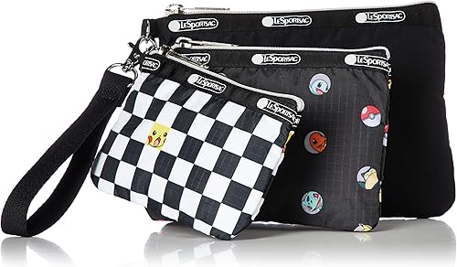 Amazon レスポートサック 公式 ポーチ Wristlet Pouch Set 3455 ポケモンリストレットセット Lesportsac レスポートサック ポーチ