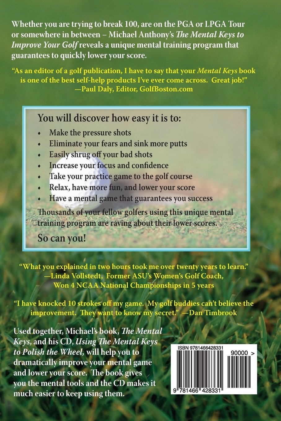 The Mental Keys To Improve Your Golf Michael Anthony - 