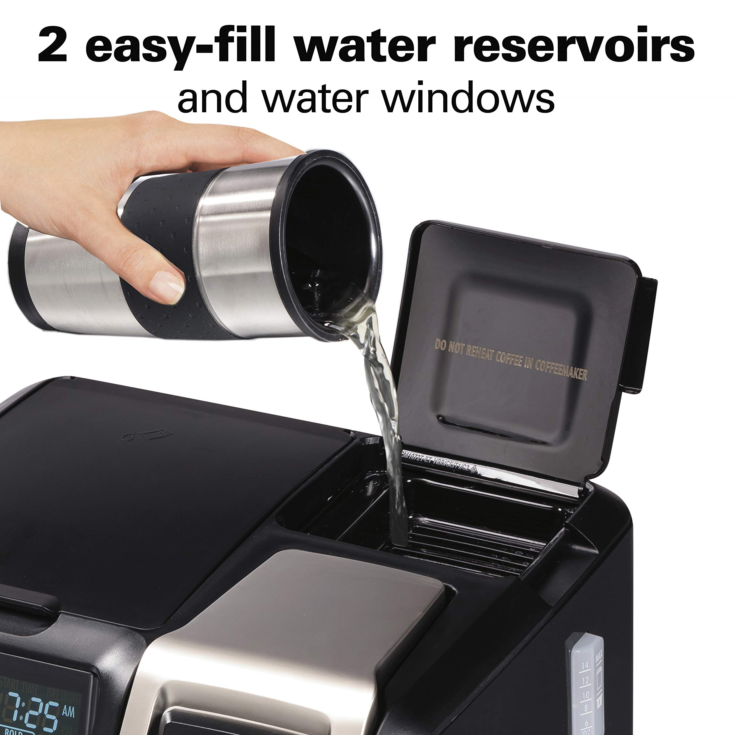 Hamilton Beach FlexBrew Thermal Coffee Maker, Single Serve & Full Pot