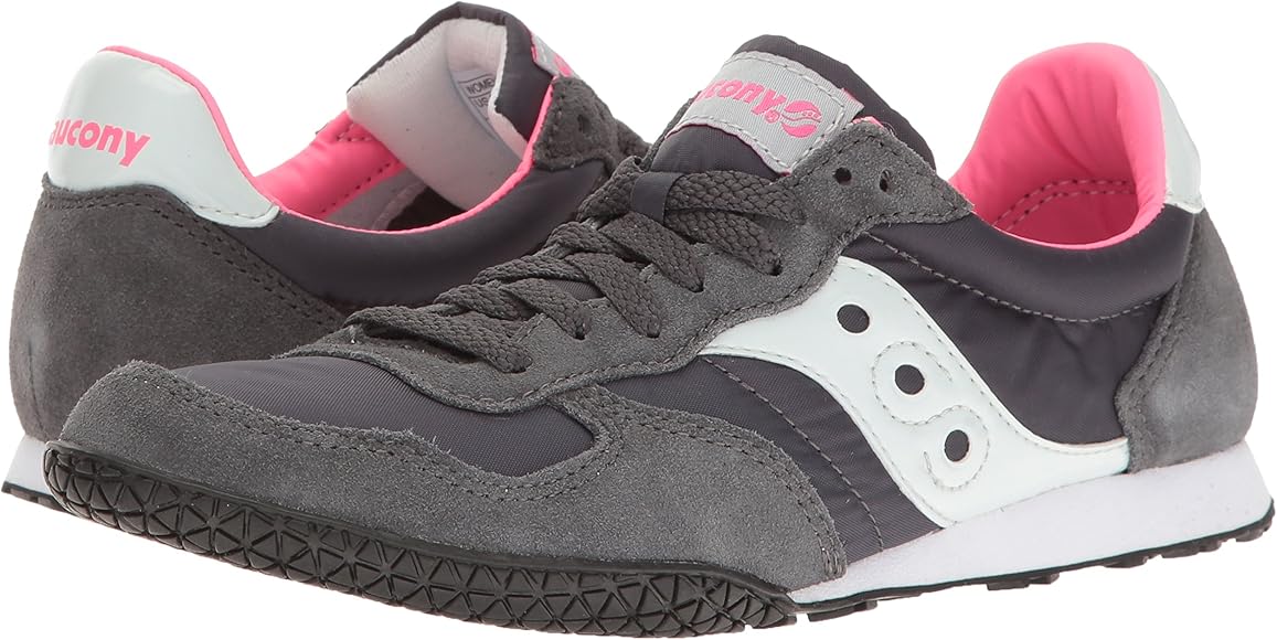 saucony charcoal pink