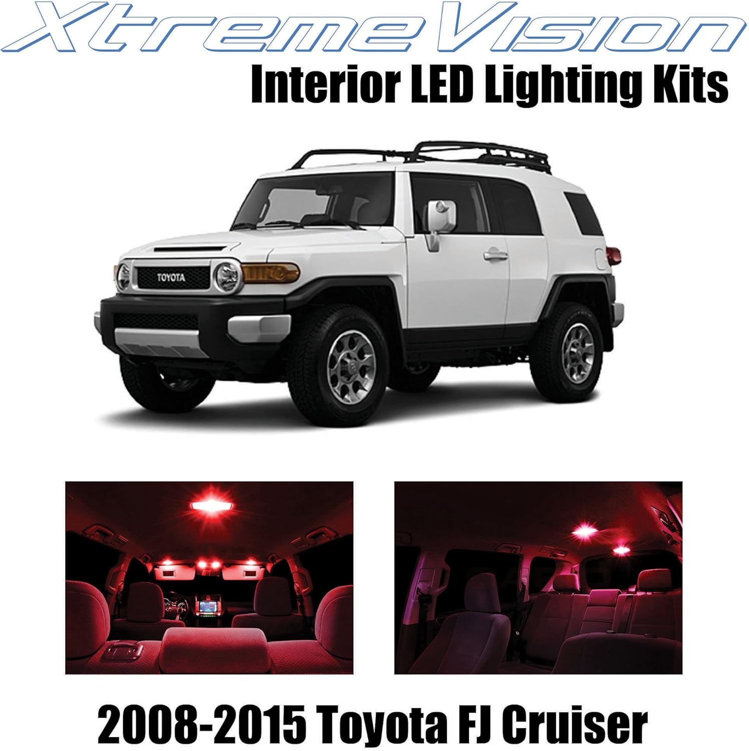 Amazon Com Xtremevision Interior Led For Toyota Fj Cruiser 2008