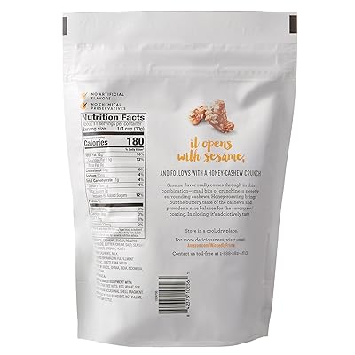 Buy Wickedly Prime Roasted Cashews Honey Sesame 12 Ounce Online In Slovakia B072qrljlh