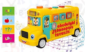 school bus learning toy