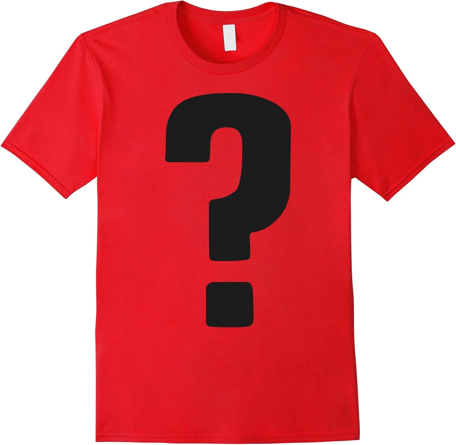 Question Mark Big Black Bold Simple Graphic TShirt Clothing