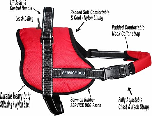 amazon service dog vest small