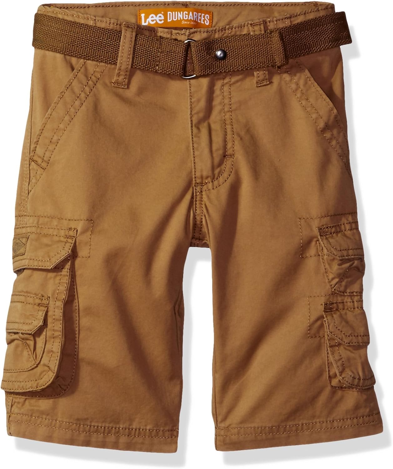 Lee Boys' Dungarees Belted Wyoming Cargo Short: Clothing