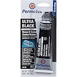 Permatex 82180-12PK Ultra Black Maximum Oil Resistance RTV Silicone Gasket Maker, 3.35 oz. Tube (Pack of 12)