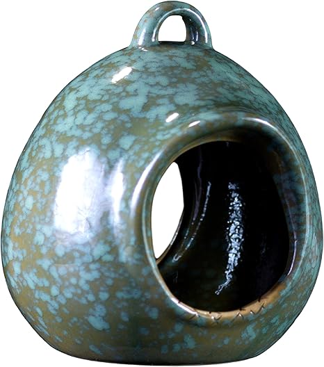 Amazon Com Byer Of Maine Mottled Green Stoneware Egg Shaped Fly