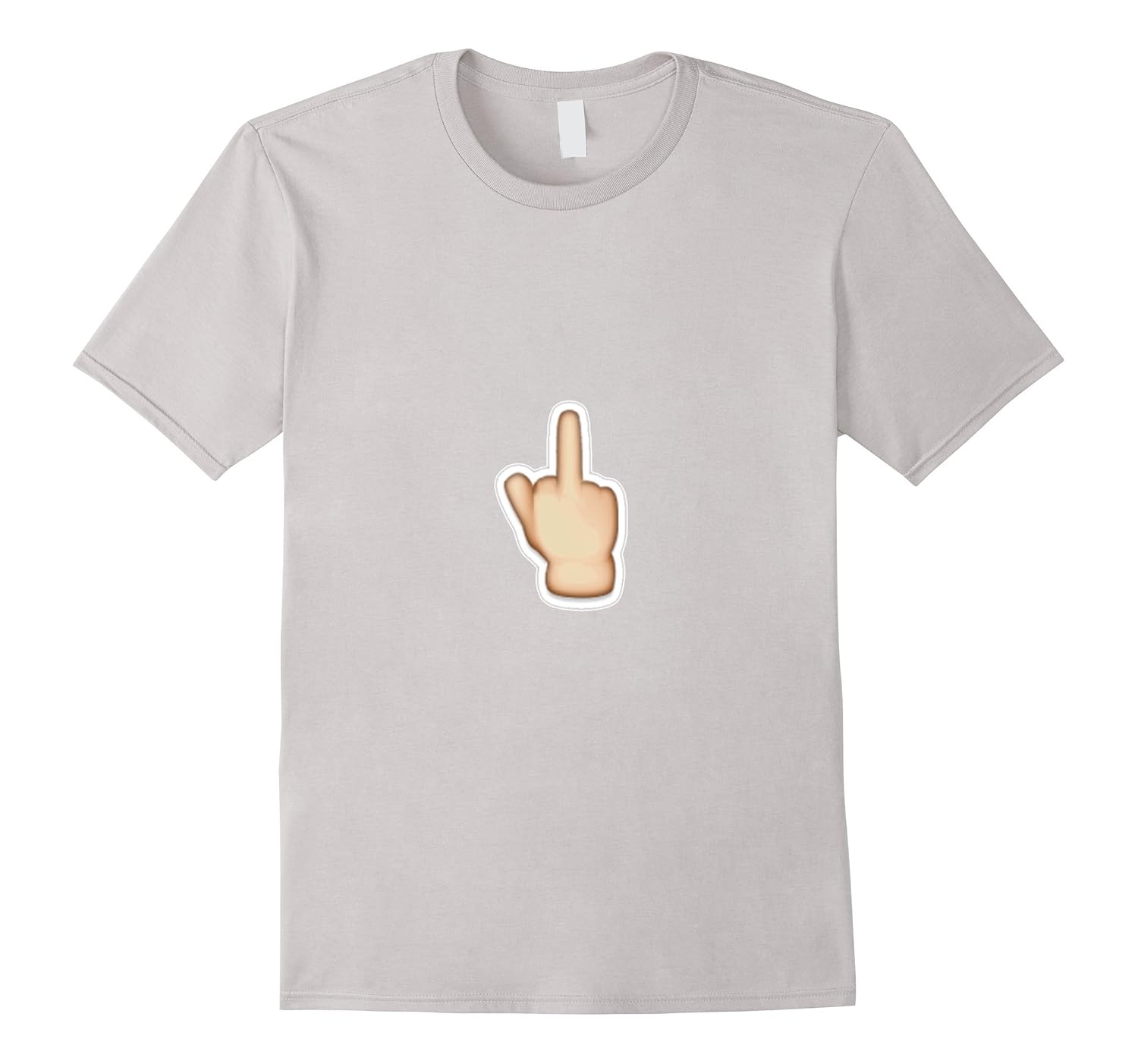 Middle Finger Emoji T-Shirt Flipping Bird Emoticon Fuck You-BN 