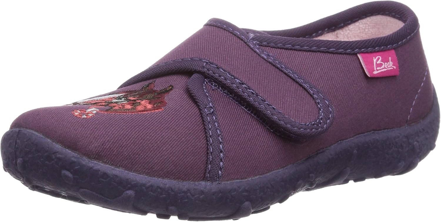 Chaussons Mules En Laine Vierge Pour Enfant – Semelle Antidérapante, Sans Couture – Modèle Igelchen