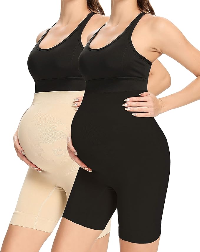 QEAUTY LAB Seamless Maternity Shapewear for Belly Support, Prevent