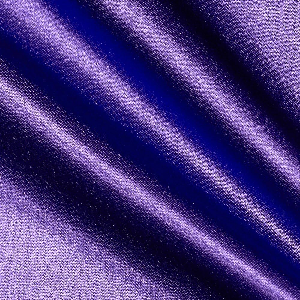 Reversible Crepe Back Satin Purple Fabric