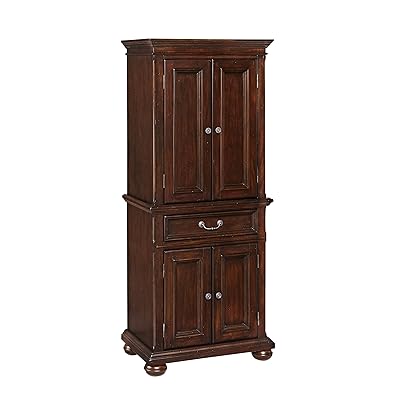Colonial Classic Dark Cherry Pantry Cabinet by Home Styles
