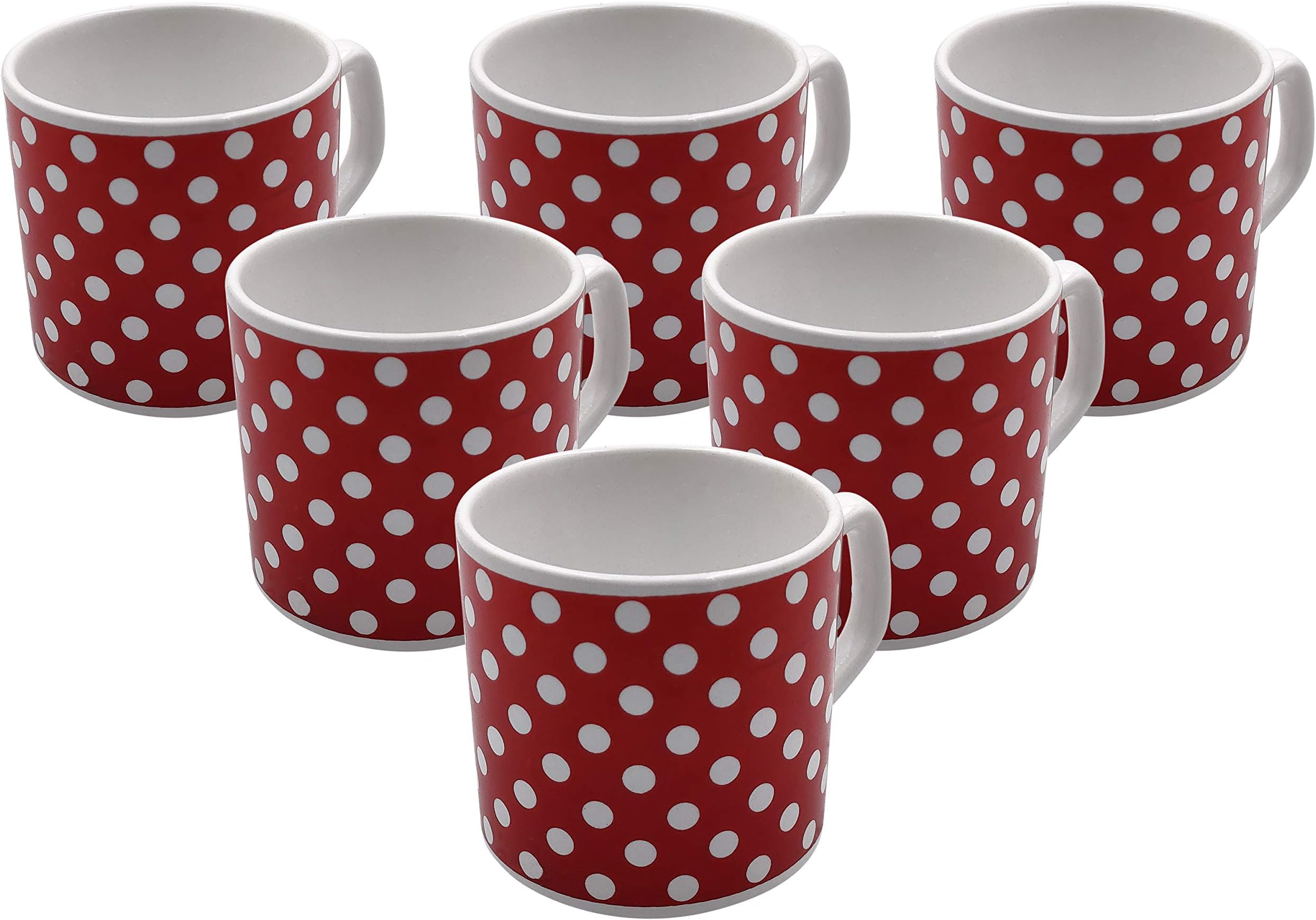 FARKRAFT Ceramic Coffee/Tea Cup - 1 Piece, Red, 4 oz