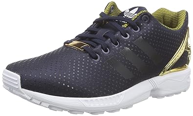 adidas flux schwarz mit goldener sohle