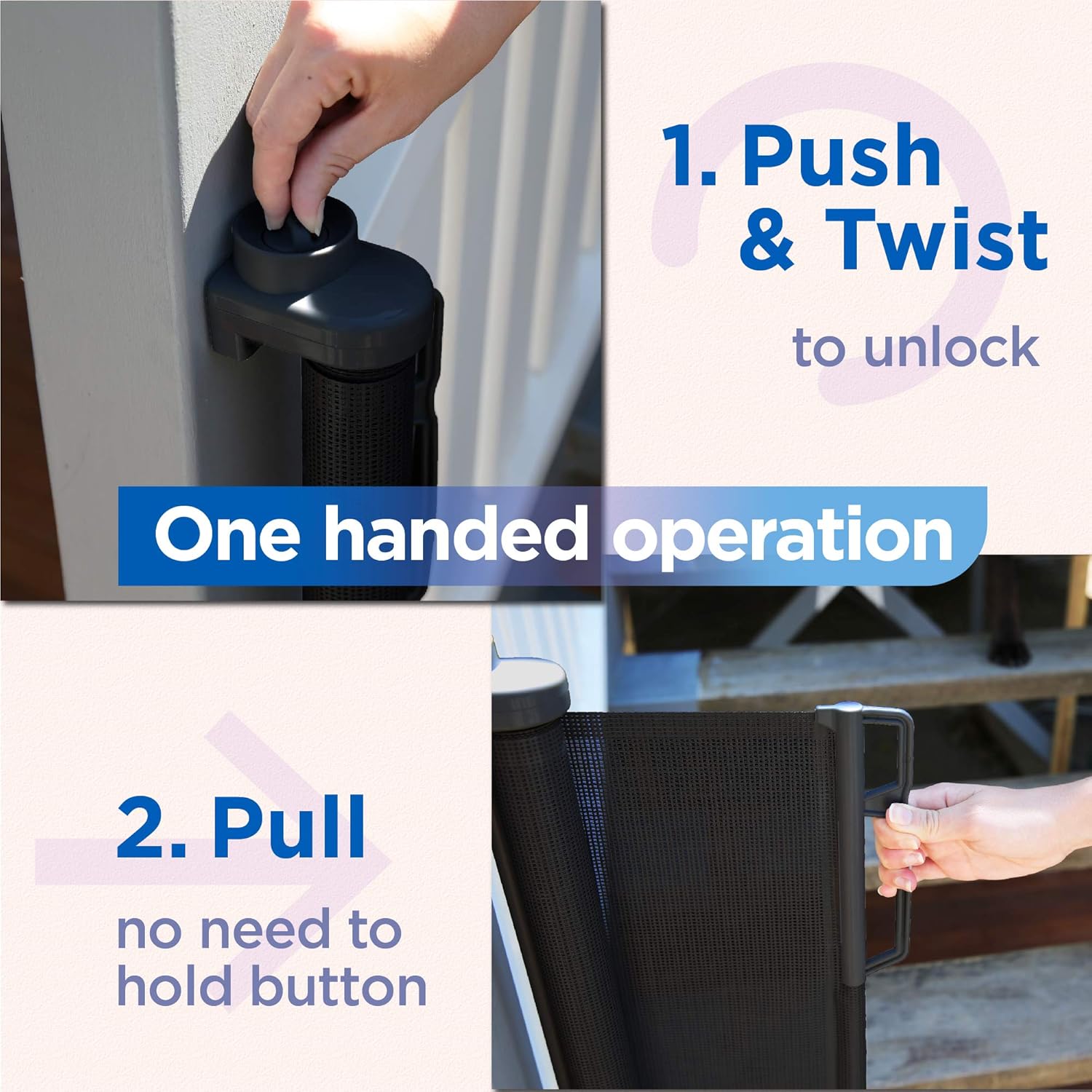 perma child safety outdoor retractable gate