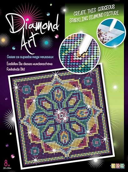 Sequin Art Diamond Pattern Sparkling 