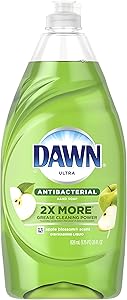Dawn Ultra Antibacterial Hand Soap, Dishwashing Liquid Dish Soap, Apple Blossom Scent, 28 fl oz