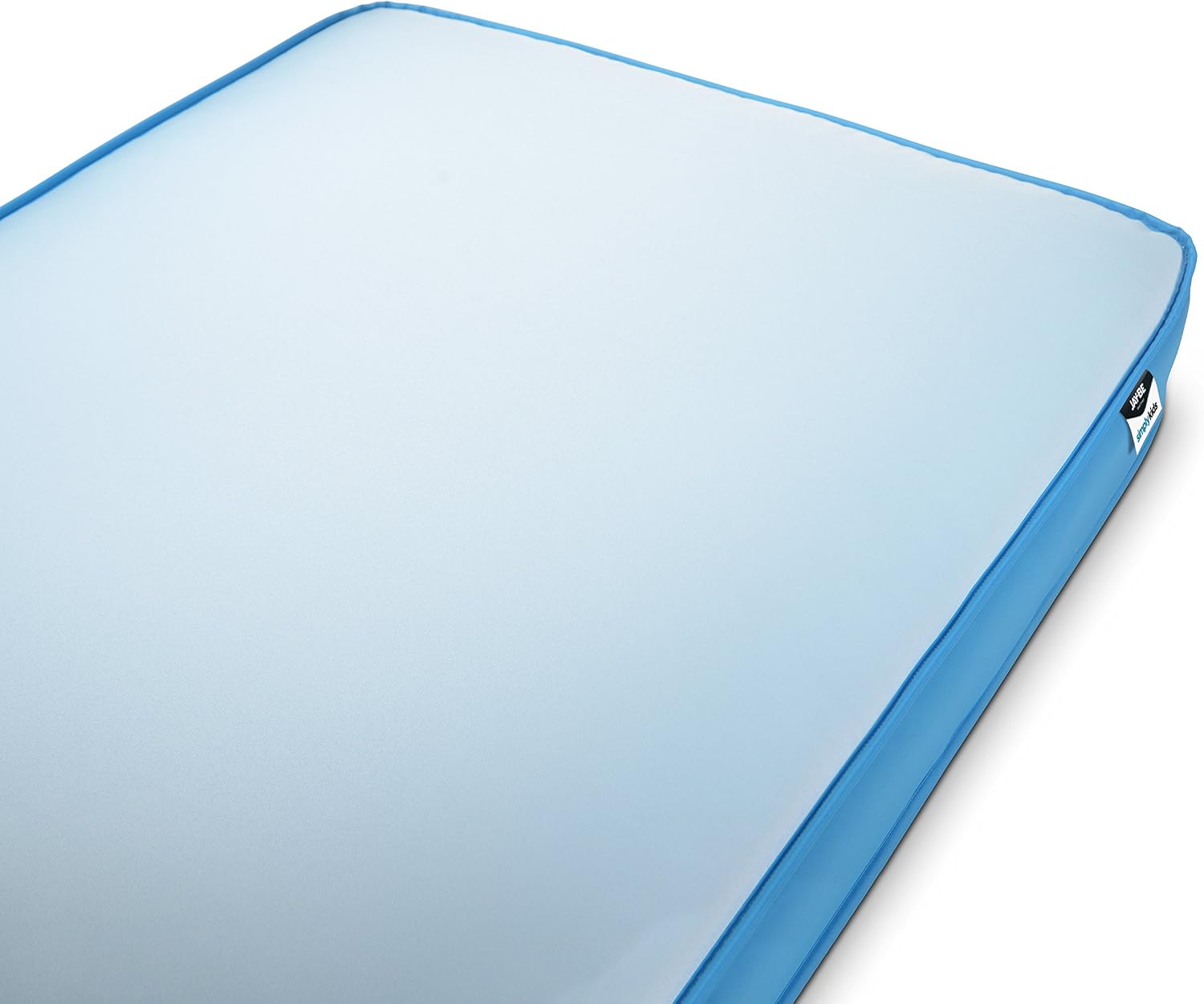 JAY-BE Simply Kids Waterproof Anti-Microbial Sprung Mattress, 3ft, Steel Spring with Hypoallergenic Airflow Fibre, Blue - Image 3