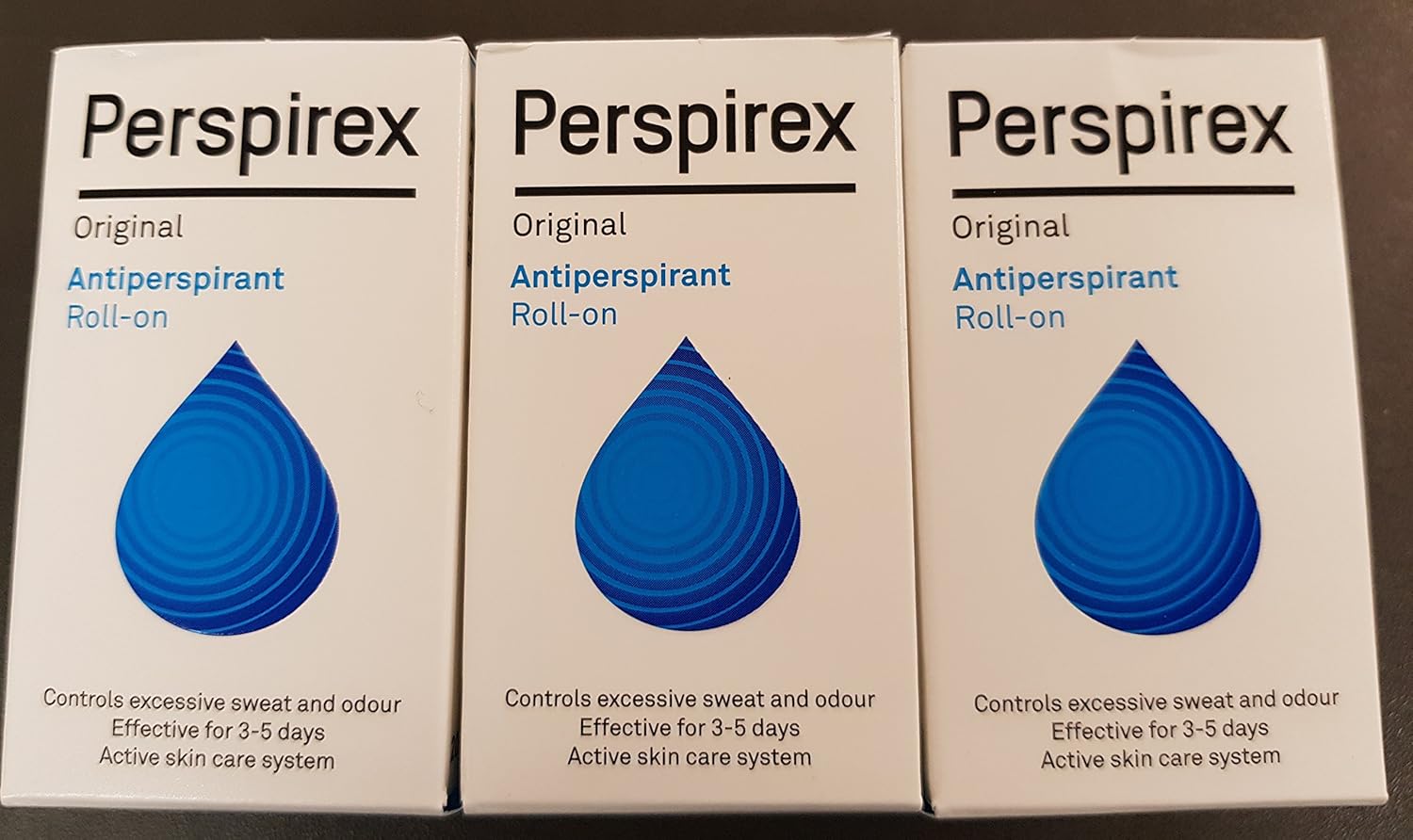 Amazon Com Three Packs Of Perspirex Underarm Roll On Antiperspirant Health Personal Care