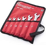 Convy GJ-0017 Combination Wrench Set, Metric 6mm-17mm, Set of 6Piece