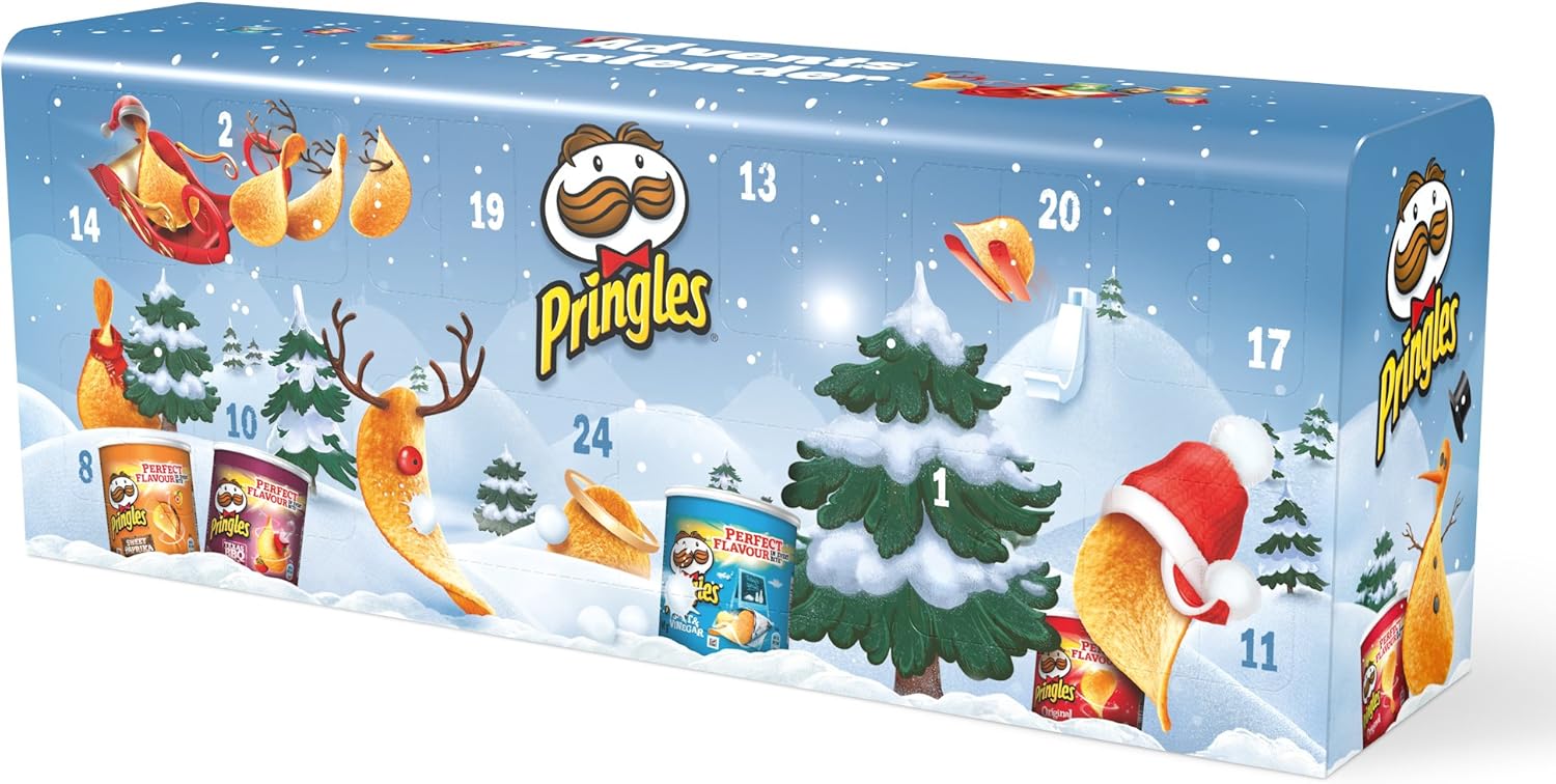 Handelshaus Huber Koelle Pringles Chips Adventskalender Model 1 12 Kg Amazon Nl