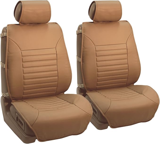 Amazon TLH Multifunctional Quilted Leather Seat Cushions Front Set 