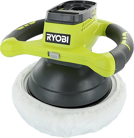 Ryobi P435 One+ 18V Lithium Ion 10" 2500 RPM Cordless Orbital Buffer