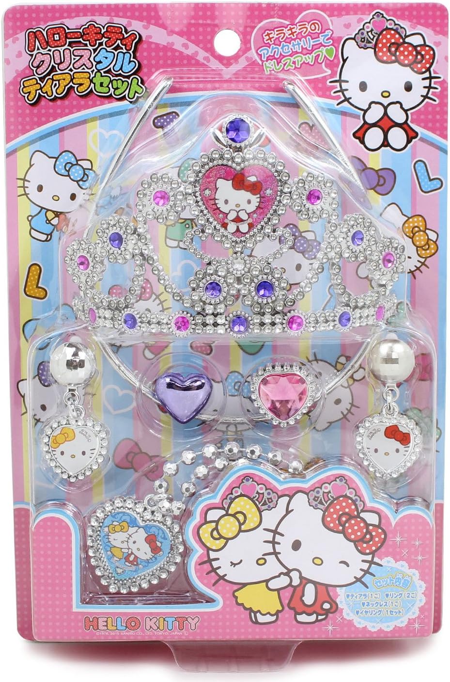 Onoe Yorozu Hello Kitty accessories Crystal tiara set