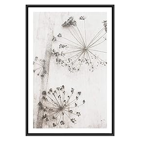 SIGNWIN Framed Canvas Wall Art Dried Plants Canvas...