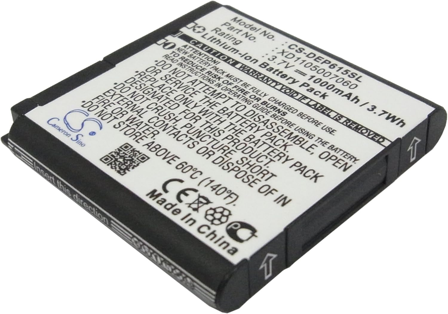Battery for Doro PhoneEasy 615 Liion 3.7V 1000mAh Amazon.co.uk