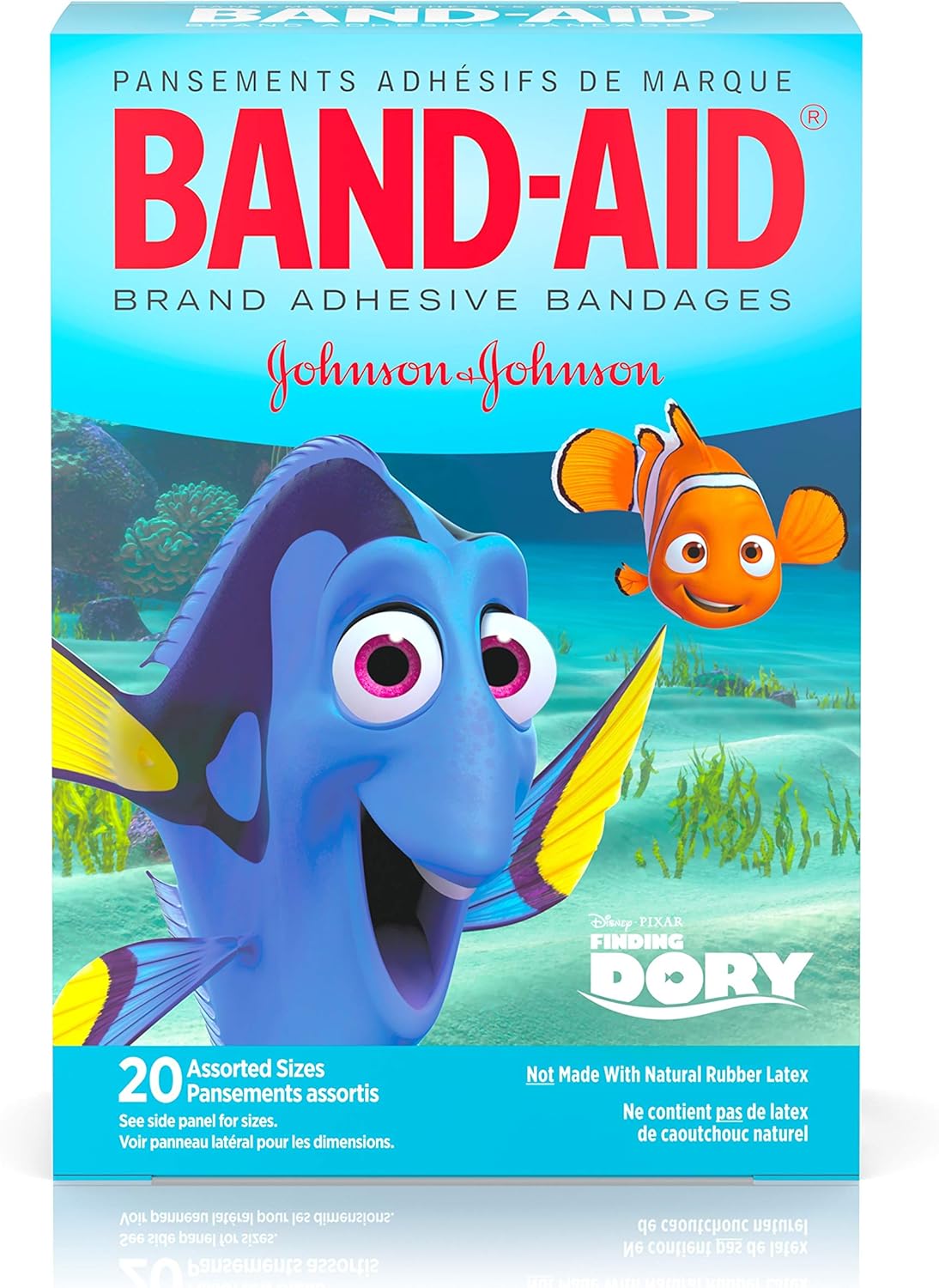 Band-Aid Adhesive Bandages, Disney's Finding Dory, 20 Count