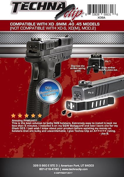 m&p shield techna clip